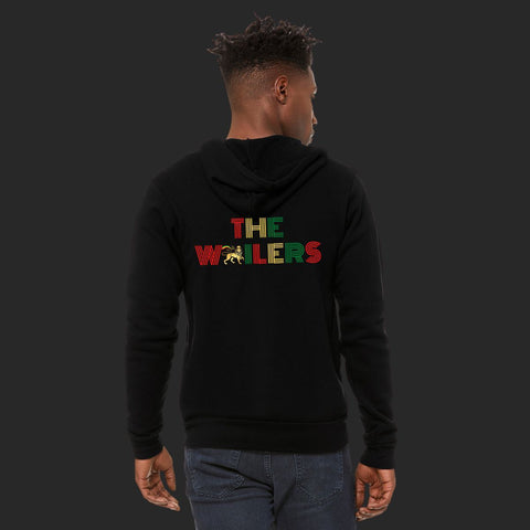 The Wailers Black Fleece Zip Hoodie